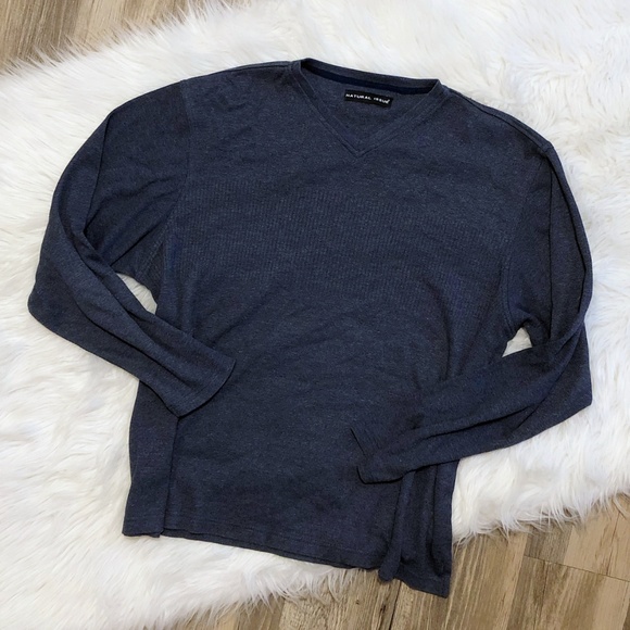 Natural Issue Other - 3/$25 Natural Issue Men's Ribbed V-Neck Sweater
